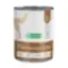 Canned pet food for adult dogs with beef and chicken liver