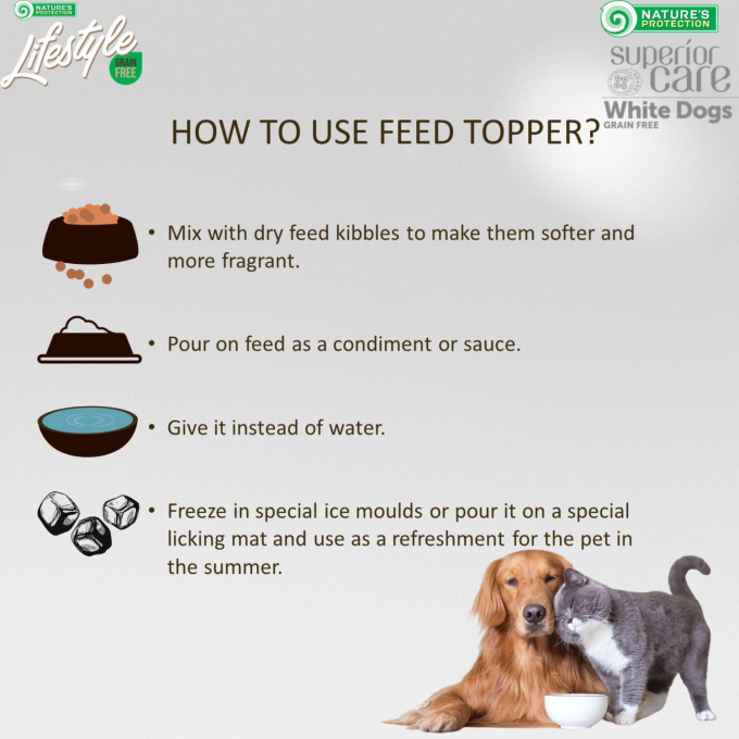 complementary feed - soup for adult long haired cats with poultry - 2