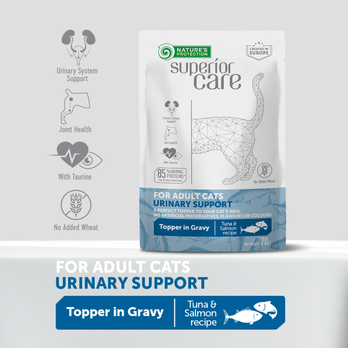 wet food supplement with tuna and salmon for the healthy urinary system support of adult cats of all breeds - 3
