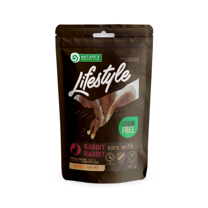 snack for dogs dried rabbit ears with rabbit - 0
