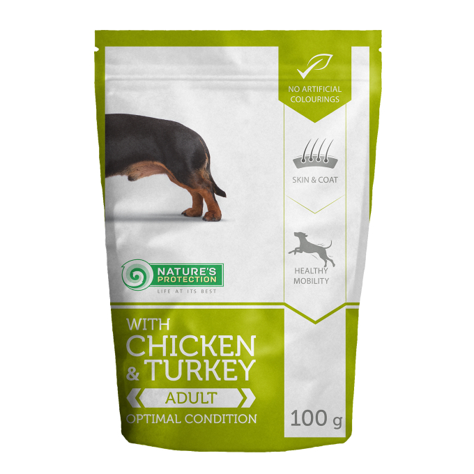 canned pet food for adult dogs with chicken and turkey - 0