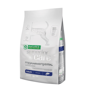 dry grain free pet food with salmon for adult sensitive dogs of all breedS