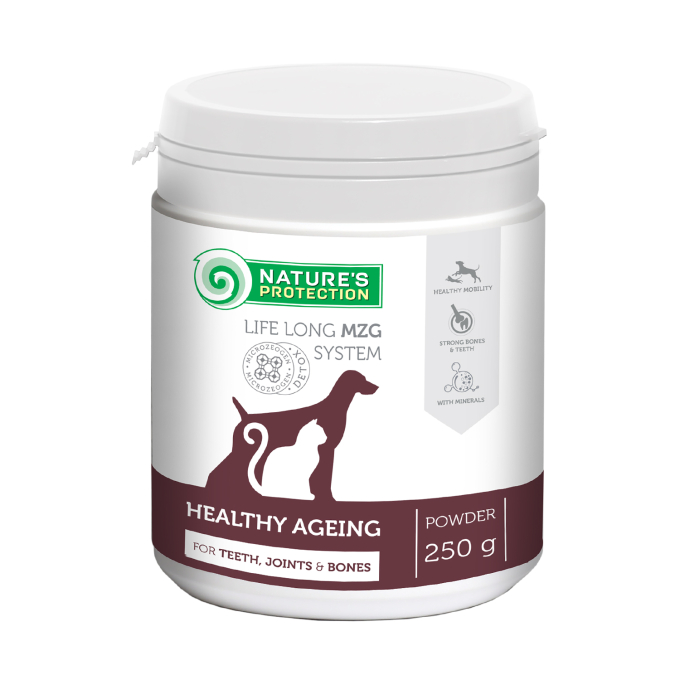 complementary feed for senior dogs and cats for teeth, joints &amp; bones - 0