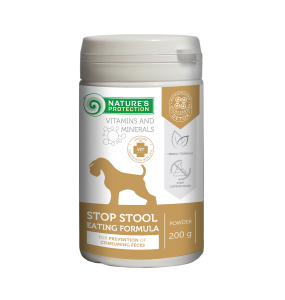 complementary feed for adult dogs for prevention of consuming feces