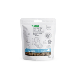 grain free complementary feed - snacks for adult dogs of all breeds with white fish