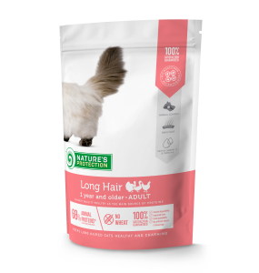 dry food for adult long haired cats with poultry