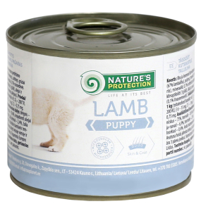 Canned food for puppies