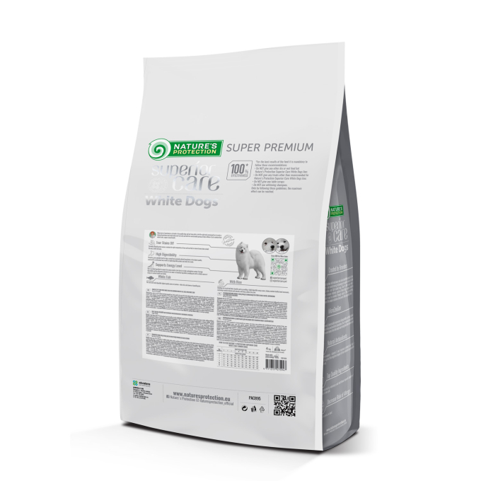 dry pet food with white fish for growing dogs of all sizes with white coat - 2