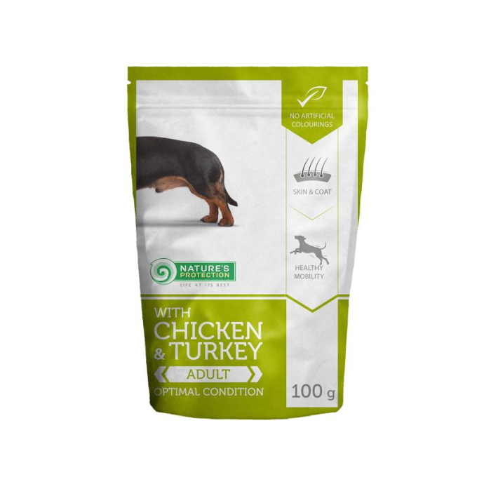 canned pet food for adult dogs with chicken and turkey - 1