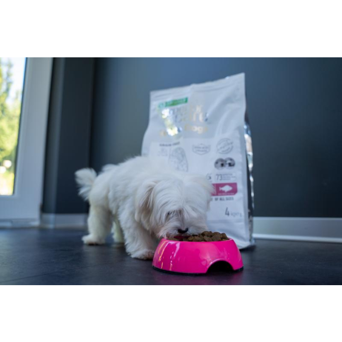dry pet food with white fish for growing dogs of all sizes with white coat - 3