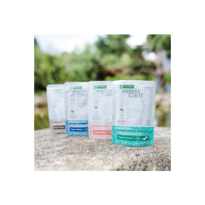 wet food supplement with tuna and sea bass for the immune system support of kitten of all breeds - 4