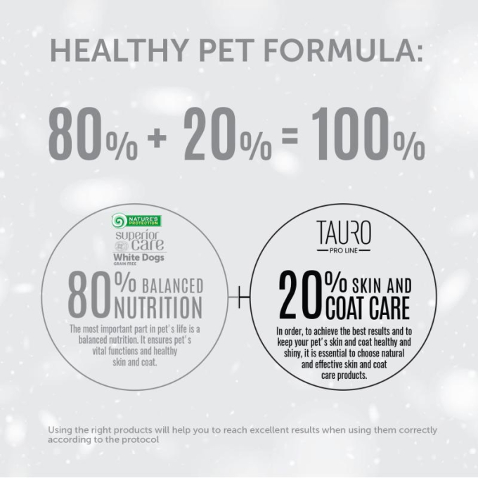 dry grain free food for adult dogs of small breeds with white coat, with herring  - 9
