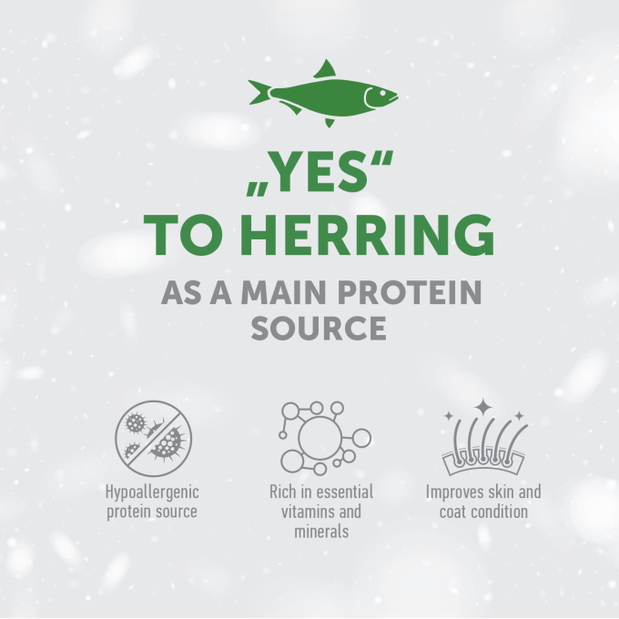 complementary grain free feed - snacks for weight control with herring for adult all breed dogs with red coat - 1