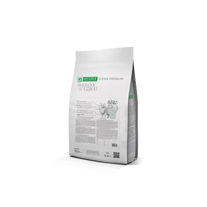 dry grain free pet food with herring for adult all breed cats with white coat - 2