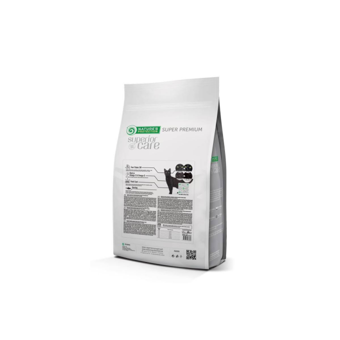 dry grain free pet food with herring for adult all breed cats with dark coat - 2