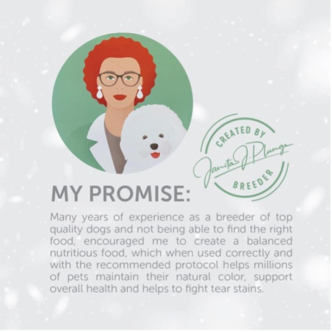 dry grain free food for adult dogs of small breeds with white coat, with herring  - 11