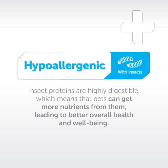 dry dietetic pet food with insect for adult dogs of all breeds, prone to food allergies - 4