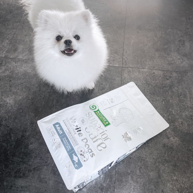 dry grain free food for adult, small and mini breed dogs with white fish - 6