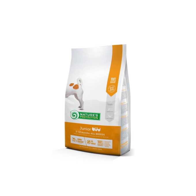 dry food for junior all breed dogs with poultry - 1