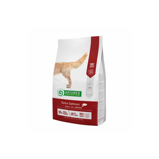 dry food for adult dogs of all breeds with salmon - 1