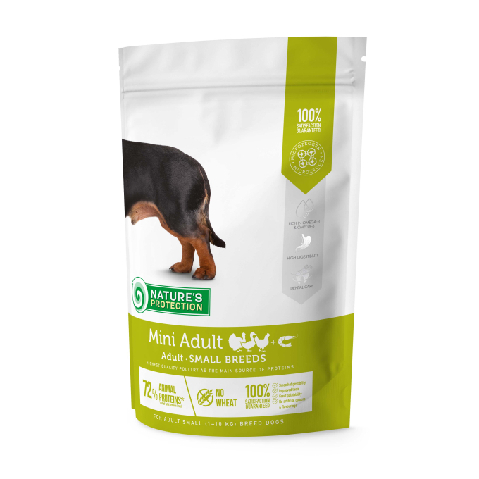 dry food for adult small breed dogs with poultry and krill - 1