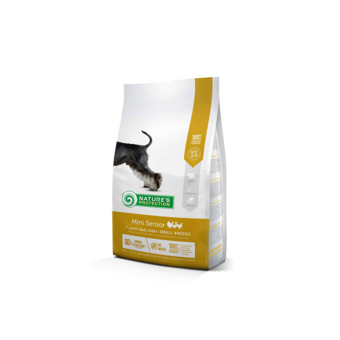 dry food for senior dogs of small breeds with poultry - 1