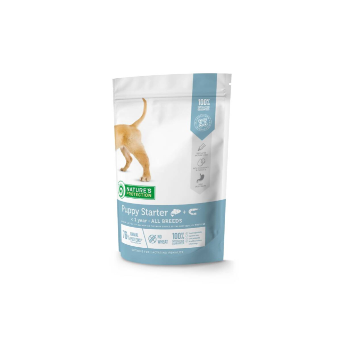 dry food for puppies of all breeds with salmon and krill - 1
