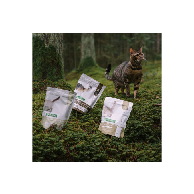 dry food for adult long haired cats after sterilisation with poultry - 8