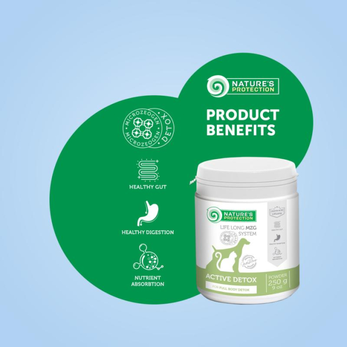 Active Detox, complementary feed for adult dogs and cats for body detox - 1