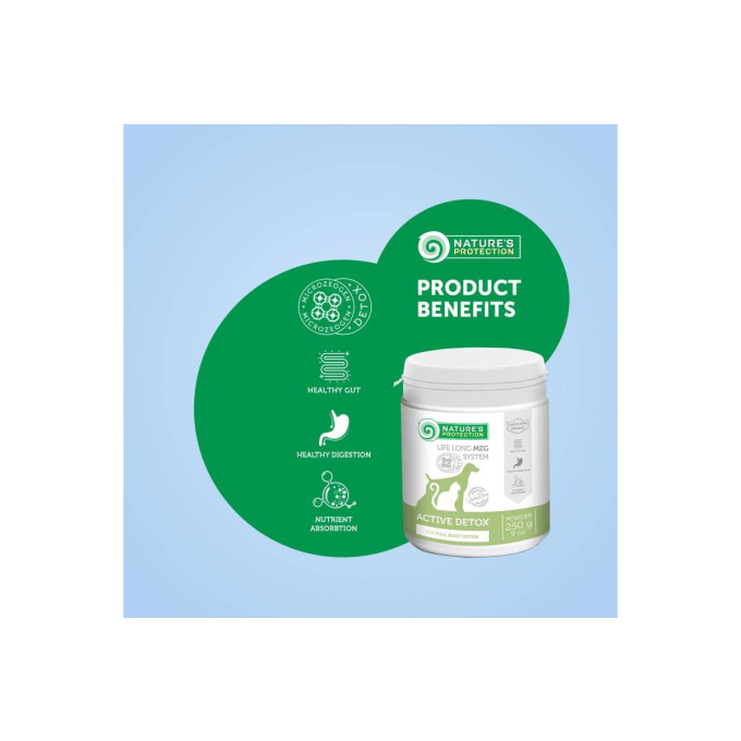 Active Detox, complementary feed for adult dogs and cats for body detox - 1