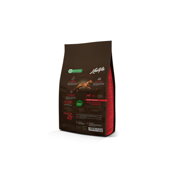 dry grain free food for adult dogs of all breeds with salmon - 3