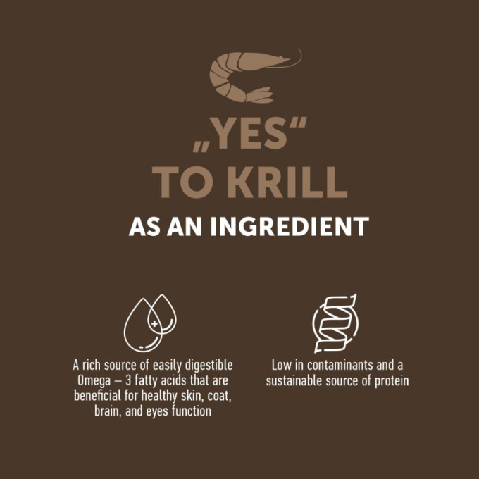dry grain free food for adult, small and mini breed dogs with salmon and krill  - 4