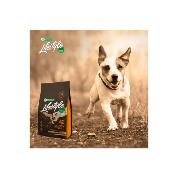 dry grain free food for junior dogs of all breeds with salmon and krill - 8