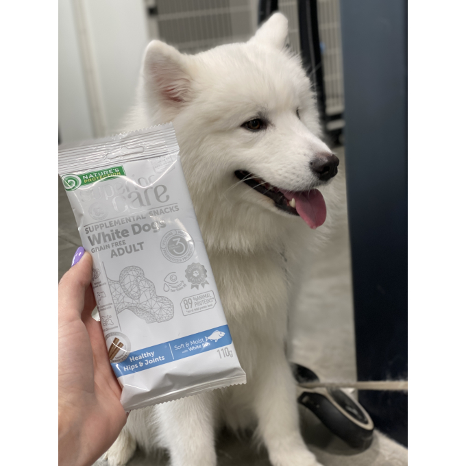 complementary grain free feed – snacks for adult dogs with white fish - 3