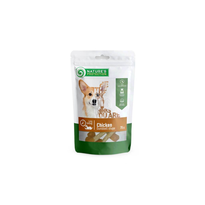 snack for dogs with chicken, weight - shaped, - 1