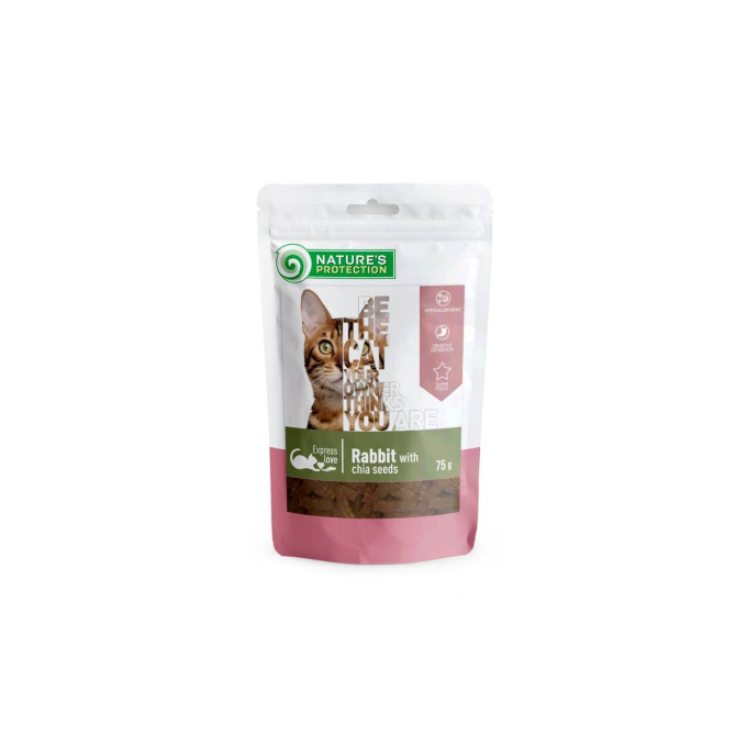 snack for cats rabbit with chia seeds - 1