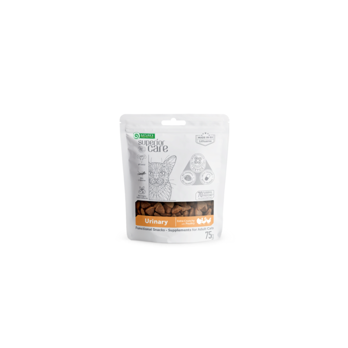 complementary feed - snacks to support urinary with poultry for adult cat - 1