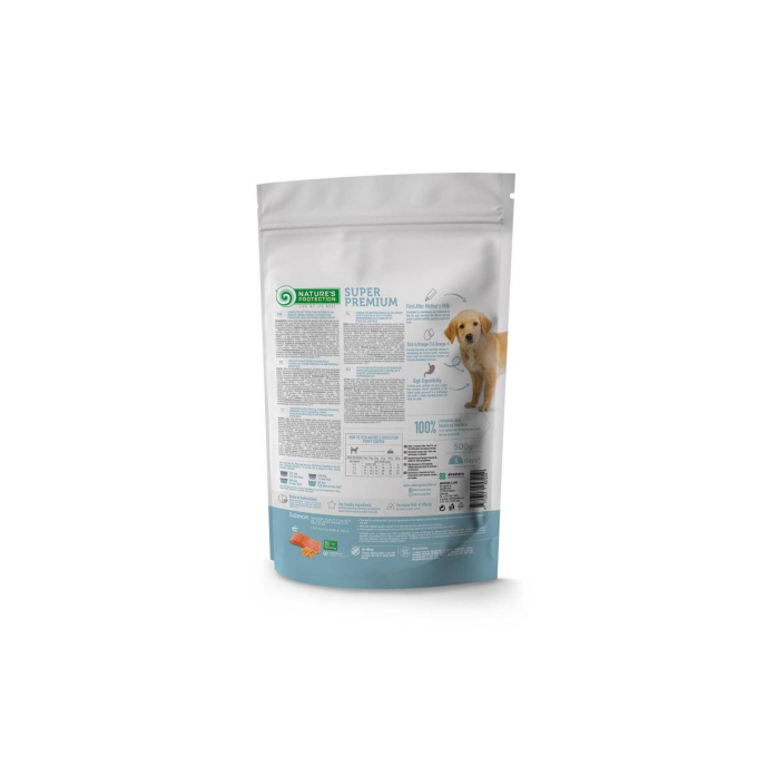 dry food for puppies of all breeds with salmon and krill - 2