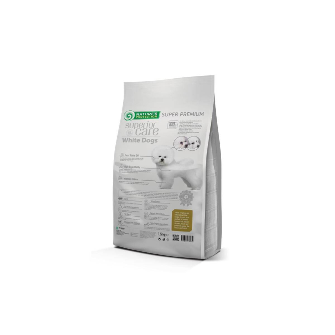 dry food for adult, small and mini breed dogs with white coat, with lamb - 1