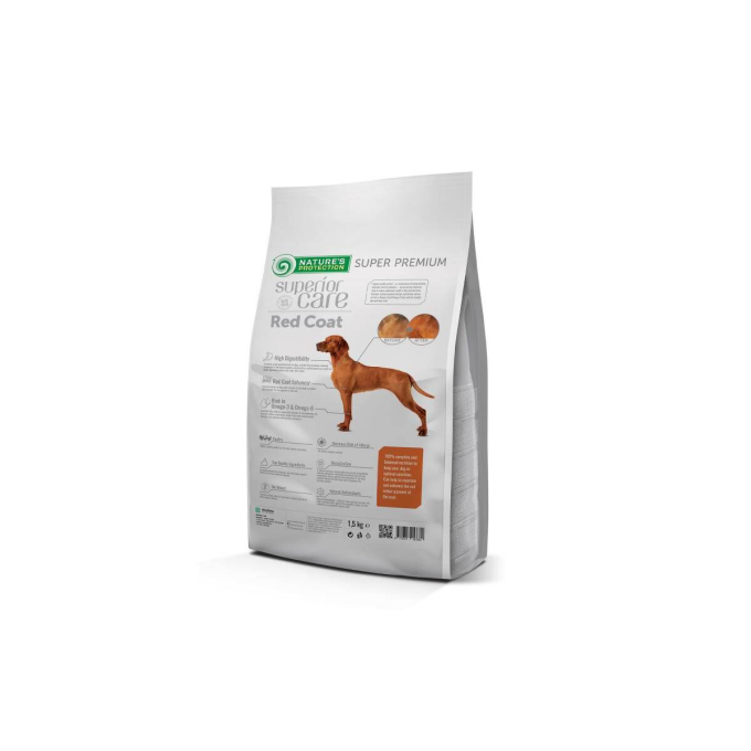dry food for adult, all breed dogs with red coat with poultry - 1