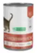 Canned pet food for sterilised adult cats with chicken and duck