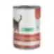 Canned pet food for sterilised adult cats with chicken and duck