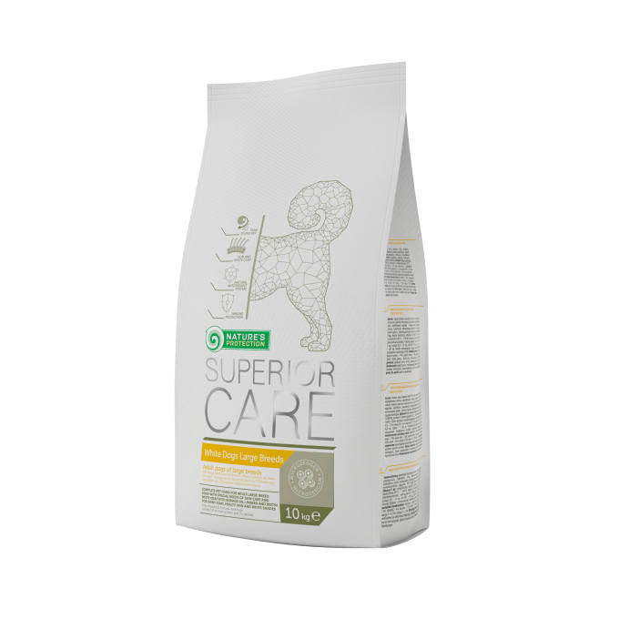 dry food for adult large breed dogs with white coat with lamb - 0