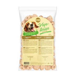 mangime complementare vegetariano senza cereali - snack per cani, biscotti