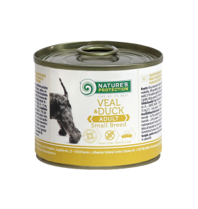 Adult Small Breed Veal &amp; Duck canned food for dogs