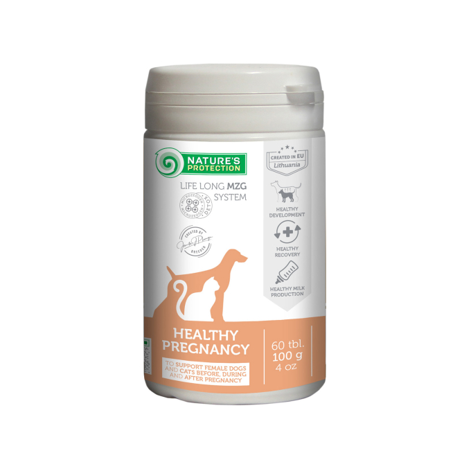 Healthy Pregnancy, complementary feed for adult dogs and cats to support female dogs and cats before, during and after pregnancy - 0