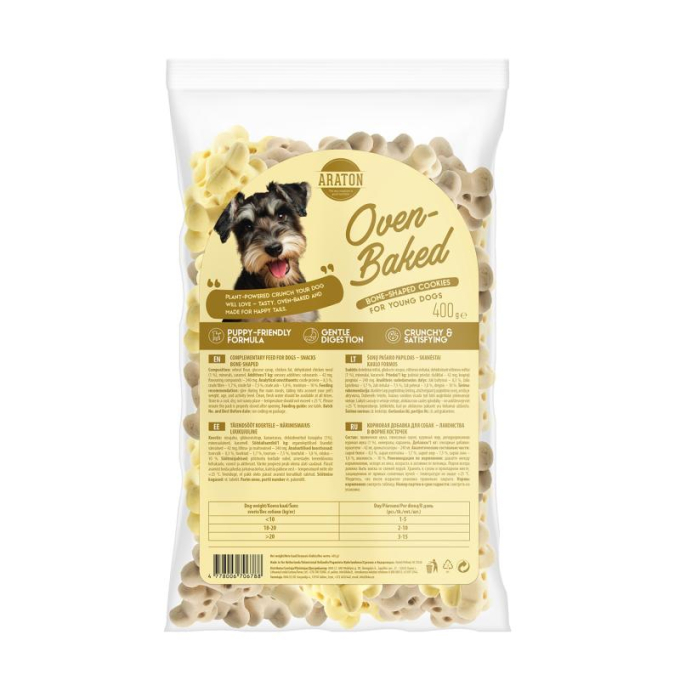 mangime complementare - snack per cani giovani, biscotti vegetariani - 0