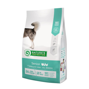 dry food for senior dogs of all breeds with poultry