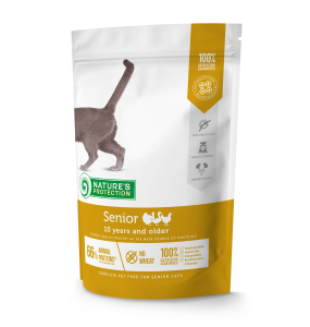 dry pet food with poultry for senior cats