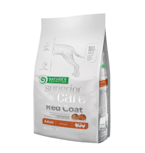 dry food for adult, all breed dogs with red coat with poultry